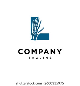 Letter L Wrist Surgery Logo Icon