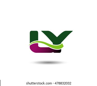 Letter L and Y monogram logo
