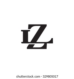 letter L and Z monogram logo