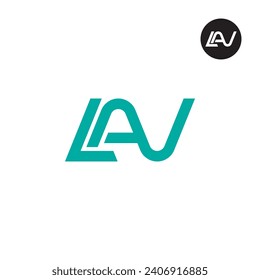 Letter LAV Monogram Logo Design