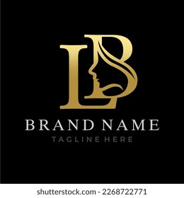 Diseño inicial del logotipo de la carta LB Beauty Face