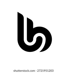 kreatives Monogramm-Logo für Letter LB oder BL