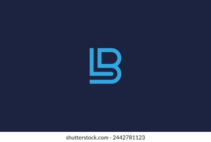 letter lb or bl logo icon design vector design template inspiration