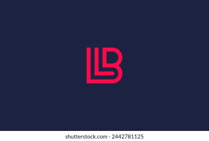 letter lb or bl logo icon design vector design template inspiration