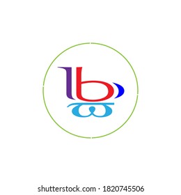 Letter lb icon vector design illustration