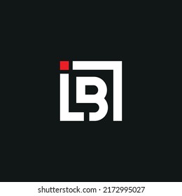 letter LB logo design. LB logo icon vector file.