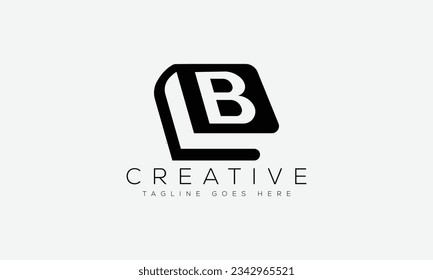Letter LB logo design template vector illustration.