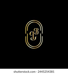 Plantilla de diseño de logotipo de Letter LB con diseño simple y único