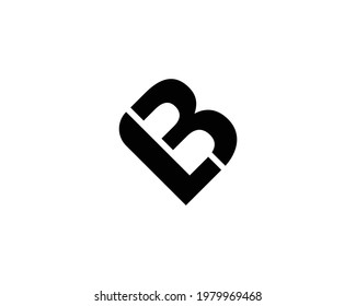 letter lb logo design vector template