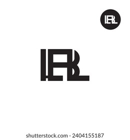 Logo-Design des Briefes LBL-Monogram
