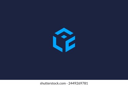 letter lc with hexagon logo icon design vector design template inspiration