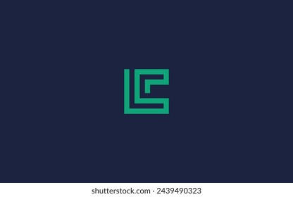 Buchstaben LC mit quadratischem Logo-Symbol Design Vektor Design Vorlage Inspiration