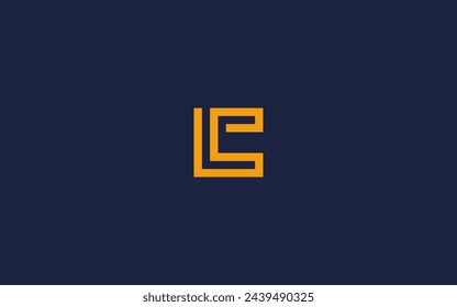 letra lc con logotipo cuadrado icono diseño vector plantilla de diseño inspiración