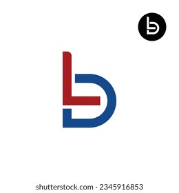 Letter LD DL Monogram Logo Design Einzigartig