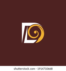 Letter LD Ornament Logo Design
