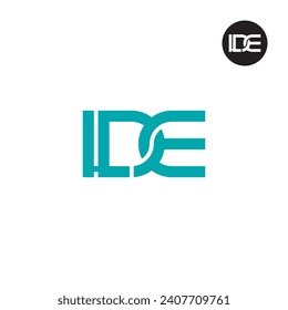 Letter LDE Monogram Logo Design