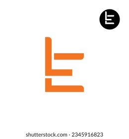Letter LE EL Monogram Logo Design Unique