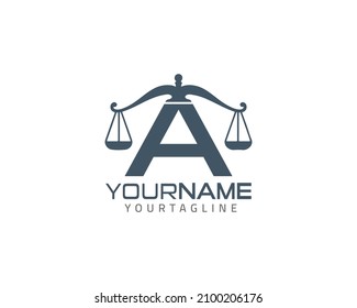 Letter A legal logo,fully vector and customized logo design