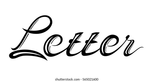 letter lettering