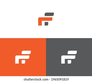  diseño vectorial de logotipo de letra lf o fl