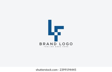 diseño de la plantilla vectorial del logotipo LF de letra para marca.