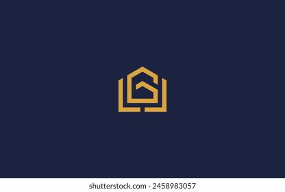 letter lg with house logo icon design vector design template inspiration