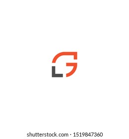 Letter LG Initial icon vector