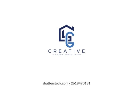 Letter LG logo design template vector illustration
