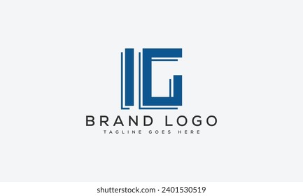 letter LG logo design vector template design for brand.