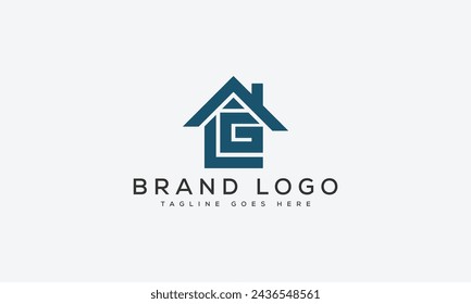 letter LG logo design vector template design for brand.