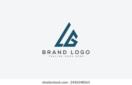 letter LG logo design vector template design for brand.