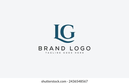 letter LG logo design vector template design for brand.