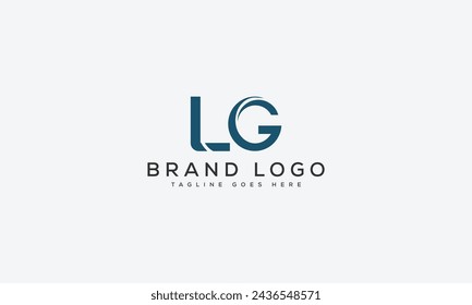 letter LG logo design vector template design for brand.