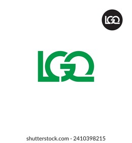 Letter LGQ Monogram Logo Design