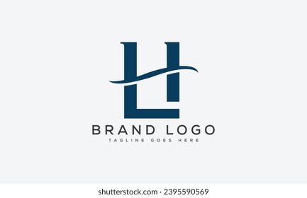 letter LH logo design vector template design for brand.