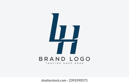 letter LH logo design vector template design for brand.
