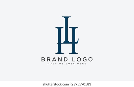 letter LH logo design vector template design for brand.