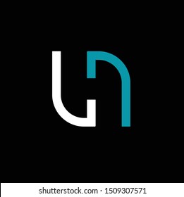 letter LH logo vector download