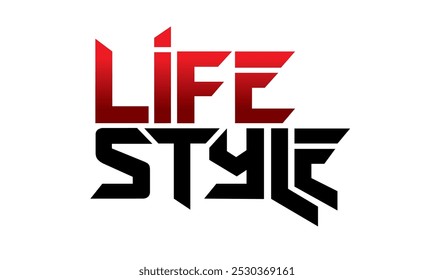 letter life style design vector