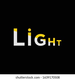 Letter Light Logo Design - light logo template