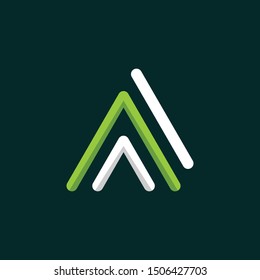 Letter A Line Abstract Creative Modern Logo