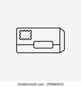 letter line icon