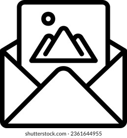 letter line icon illustration vector