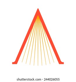 A letter line logo