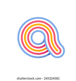 A letter line logo