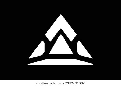 Letra un diseño de logotipo de línea. Plantillas de diseño de logotipo abstracto vectorial. Usable para logotipos de empresas y marcas. Elemento de plantilla de diseño de logotipo de vectores planos