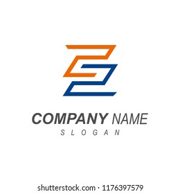 letter line logo S, letter s logo with design vector