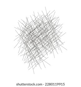 Letter, lines, scratch geometric symbol simple logo vector