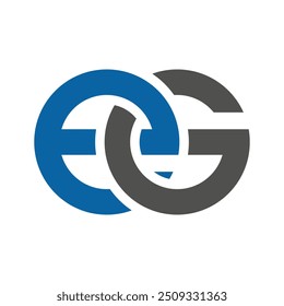 eg letter link logo template