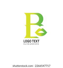 Letter Lips Logo Design Vector Icon Graphic Emblem Illustration
